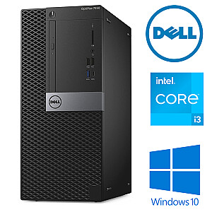 Dell 7050 MT i3-7100 16GB 256GB M.2 NVME + 500GB HDD W10P Renew