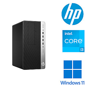 HP 600 G4 Tower i3-8100 16GB 250GB SSD + 300GB HDD  DVD W11P Renew