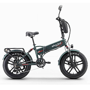 Saliekamais elektriskais velosipēds Skyjet GTIII PRO Green