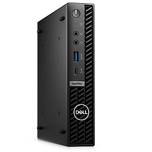 PC DELL OptiPlex Plus 7010 Business Micro CPU Core i7 i7-13700T 2100 MHz RAM 16GB DDR5 SSD 512GB Graphics card Intel UHD Graphics 770 Integrated EST Windows 11 Pro Included Accessories Dell Optical Mouse-MS116 - Black;Dell Wired Keyboard KB216 Black