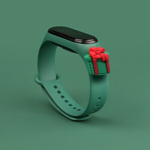 Fusion Xmas Present ремешок для часов Xiaomi Mi Band 3 / 4 зеленый