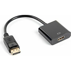 Lanberg AV DisplayPort adapteris - HDMI 0,1 m liels (AD-0009-BK)
