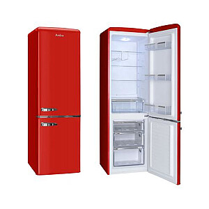 Amica KGCR 387100 R fridge-freezer Freestanding 244 L Red Amica FK2965.3RAA