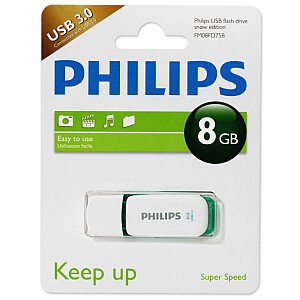 USB 3.0 Flash Drive Snow Edition (zaļa) 8GB
