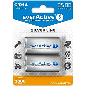everActive Акумулятор Silver Line C / R14 3500mAh 2шт.