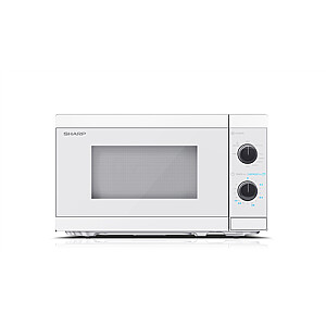 Sharp Microwave Oven with Grill YC-MG01E-C Free standing, 800 W, Grill, Crystal White