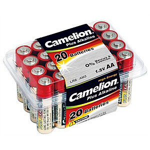 Camelion LR6-BP20 AA/LR6, Plus Alkaline, 20 pc(s)