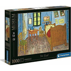 Clementoni Puzzle 1000 Van Goga muzejs: Guļamistaba Arlā