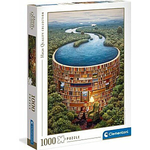 Clementoni Clementoni Puzzle 1000el Bibliodame 39603