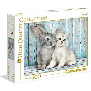 Клементони Кот с кроликом 500 шт. (35004)