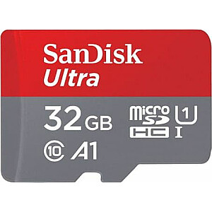 Карта SanDisk Ultra MicroSDHC 32 ГБ, класс 10 UHS-I / U1 A1 (SDSQUA4-032G-GN6MA)