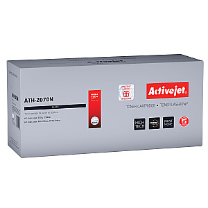 Activejet ATH-2070N toneris HP printerim; Nomaiņa HP 117A 2070A; Augstākā; 1000 lappuses; melns