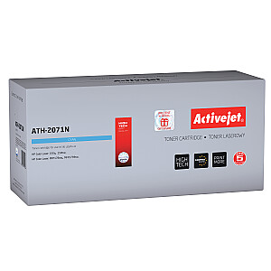 Activejet ATH-2071N toneris HP printerim; Rezerves HP 117A 2071A; Augstākā; 700 lappuses; zils