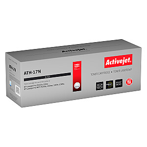 Activejet ATH-17N toneris HP printerim; Rezerves HP 17A CF217A; Augstākā; 1600 lappuses; melns