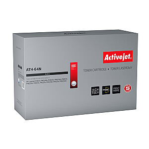 Тонер Activejet ATH-64N для принтера HP; Замена HP 64A CC364A; Верховный; 10000 страниц; чернить
