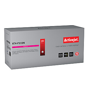 Тонер Activejet ATH-F533N для принтера HP; Замена HP 205A CF533A; Верховный; 900 страниц; пурпурный