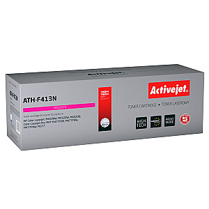 Тонер Activejet ATH-F413N для принтера HP; Замена HP 410A CF413A; Верховный; 2300 страниц; пурпурный