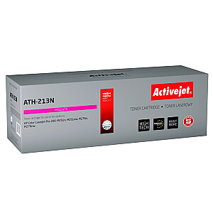 Activejet ATH-213N toneris HP printerim; HP 131A CF213A, Canon CRG-731M nomaiņa; Augstākā; 1800 lappuses; violets