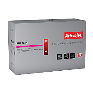 Activejet ATH-263N toneris HP printerim; HP CE263A nomaiņa; Augstākā; 11 000 lappušu; violets
