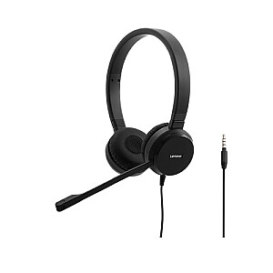 Lenovo Pro Wired Stereo VOIP Headset Head-band 3.5 mm connector Black Lenovo 4XD0S92991