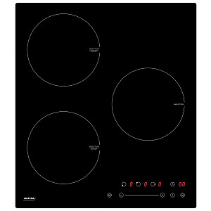 MPM 45-IM-07 Black Countertop 45 cm Zoneless induction hob 3 zone(s) MPM MPM-45-IM-07