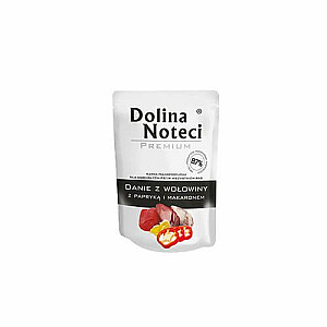 Dolina Noteci Premium liellopa gaļas ēdiens ar pipariem un makaroniem - 300g