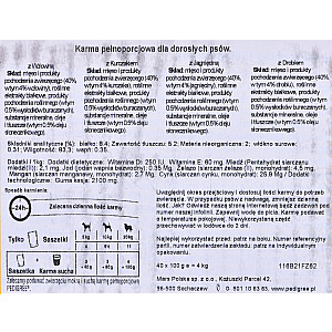 Mitrā suņu barība Pedigree Pieaugušo garšu maisījums 40x100g