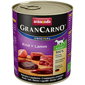 animonda GranCarno Original Beef, Взрослый ягненок 800 г