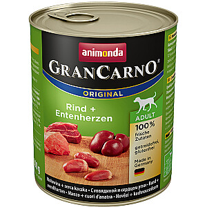 animonda GranCarno Original liellopu gaļa, pīle, pieaugusi 800 g