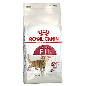 Royal Canin Fit 32 sausā kaķu barība 2 kg Pieauguša cūkgaļa, mājputni, rīsi, dārzeņi