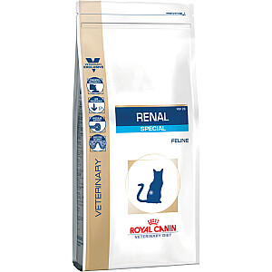 Royal Canin Renal Special sausā kaķu barība 4 kg Pieaugušajiem