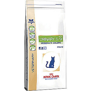 Royal Canin Urinary S/O Vidēji kaloriju saturoša sausā kaķu barība 7 kg Pieaugušiem putniem, rīsi