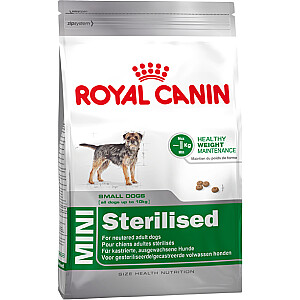 Royal Canin MINI sterilizēts 8kg pieaugušajiem