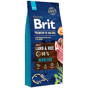 Brit Premium By Nature Sensitive Lamb 15кг