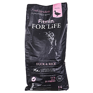 FITMIN For Life 14 kg pieauguša pīle, rīsi