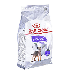 Royal Canin MINI sterilizēts pieaugušais 3 kg