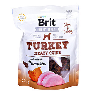 Снеки для собак Brit Turkey Meaty coin 200 г