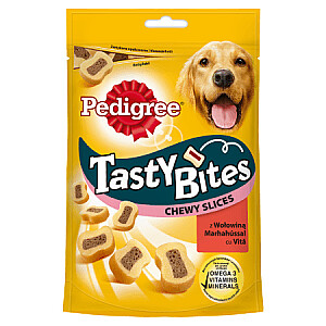 Pedigree Tasty Bites Chewy Slices 155 г Взрослой говядины