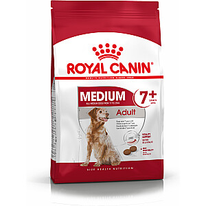 Royal Canin Medium Adult 7+ 15 kg Senior putns, rīsi