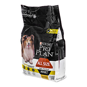 Purina Pro Plan VISI IZMĒRI PIEAUGUŠAJIEM Viegls/sterilizēts OPTI SVARS Kurczak 3 kg