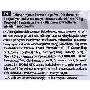 Royal Canin Mini Urinary Care 1 kg pieaugusi kukurūza, mājputni