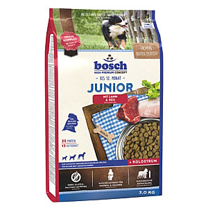Bosch 15030 Junior kucēniem Jērs un rīsi 3kg