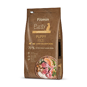 FITMIN PURITY RICE PUPPY LAMB & SALMON 2 kg Pieaugušais jērs, rīsi