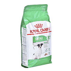 Royal Canin Mini Adult 8+ 2 kg kukurūza