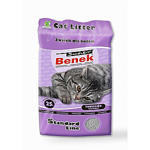 Certech Super Benek Standard Lavender - Комфортный наполнитель для кошачьего туалета 25 л (20 кг)