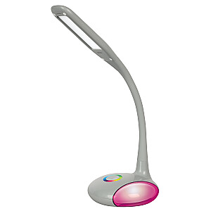 LED galda lampa Activejet VENUS GREY ar RGB pamatni