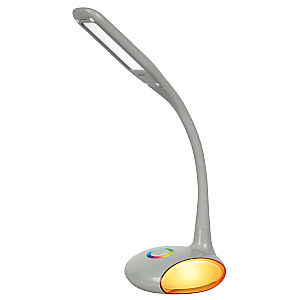 LED galda lampa Activejet VENUS GREY ar RGB pamatni