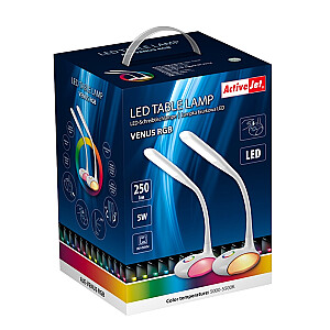 LED galda lampa Activejet VENUS ar RGB bāzi