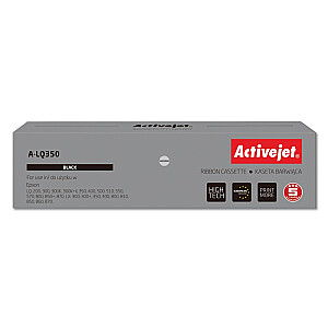 Activejet A-LQ350 printeru lentes Epson printeriem; Epson S015633 nomaiņa; Augstākā; melns