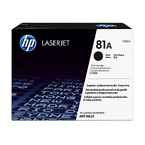 HP 81A, оригинальный лазерный картридж HP LaserJet, черный